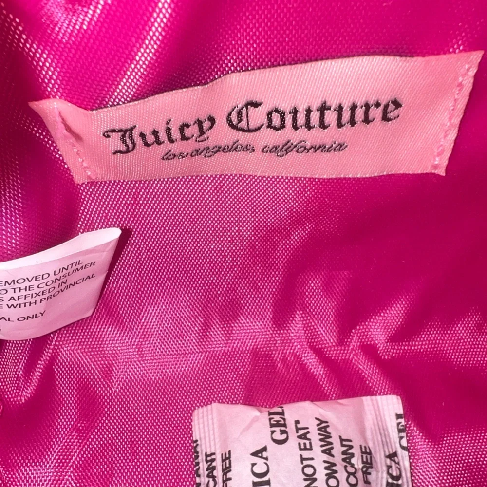 Juicy Couture Small Black Makeup Bag / Cosmetic Pouch‎